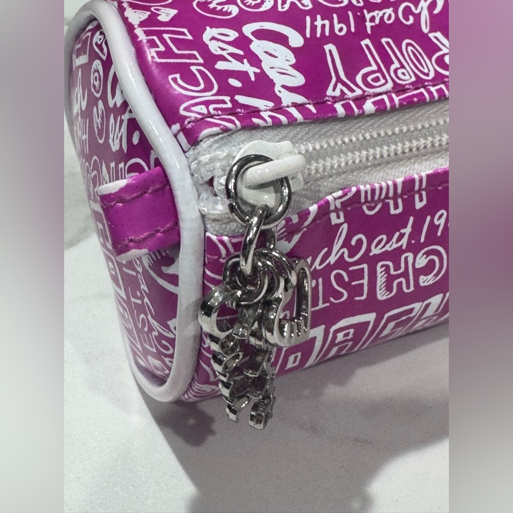 Coach Pink Poppy Cosmetic Pouch - Picture 2 of 6